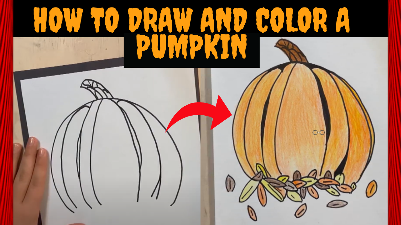 How to draw and color a pumpkin (1) (1)